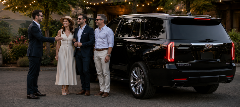 Luxury SUV for Seattle winery tours